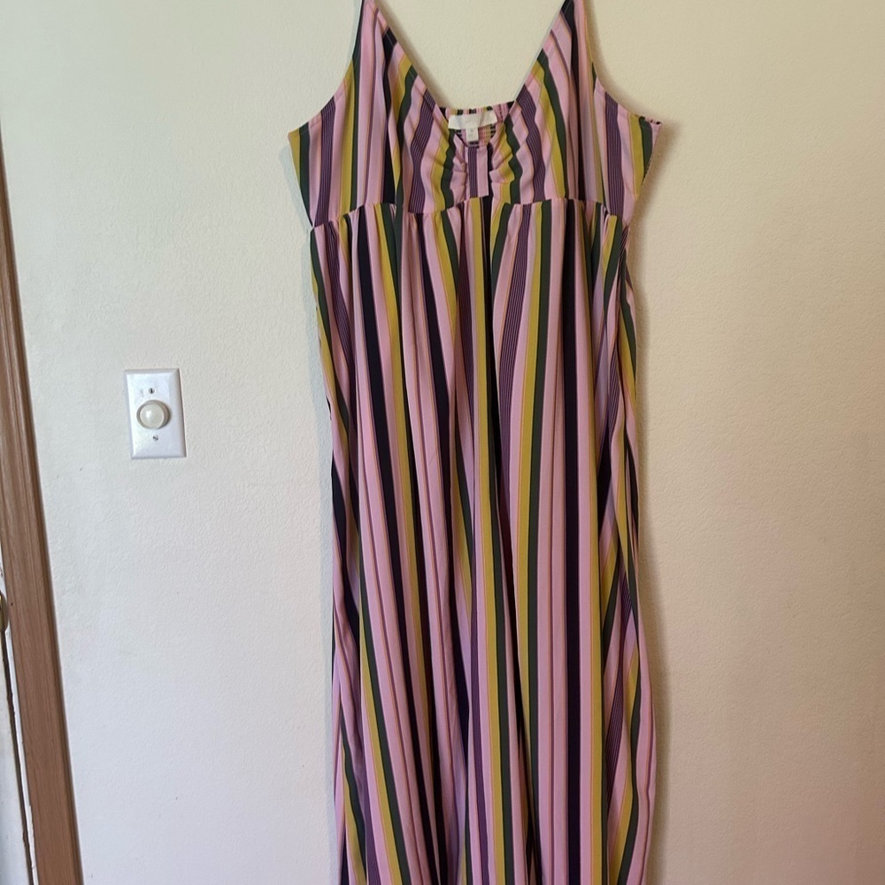 Adyson Parker XL Cropped Wide Leg Striped Jumper
